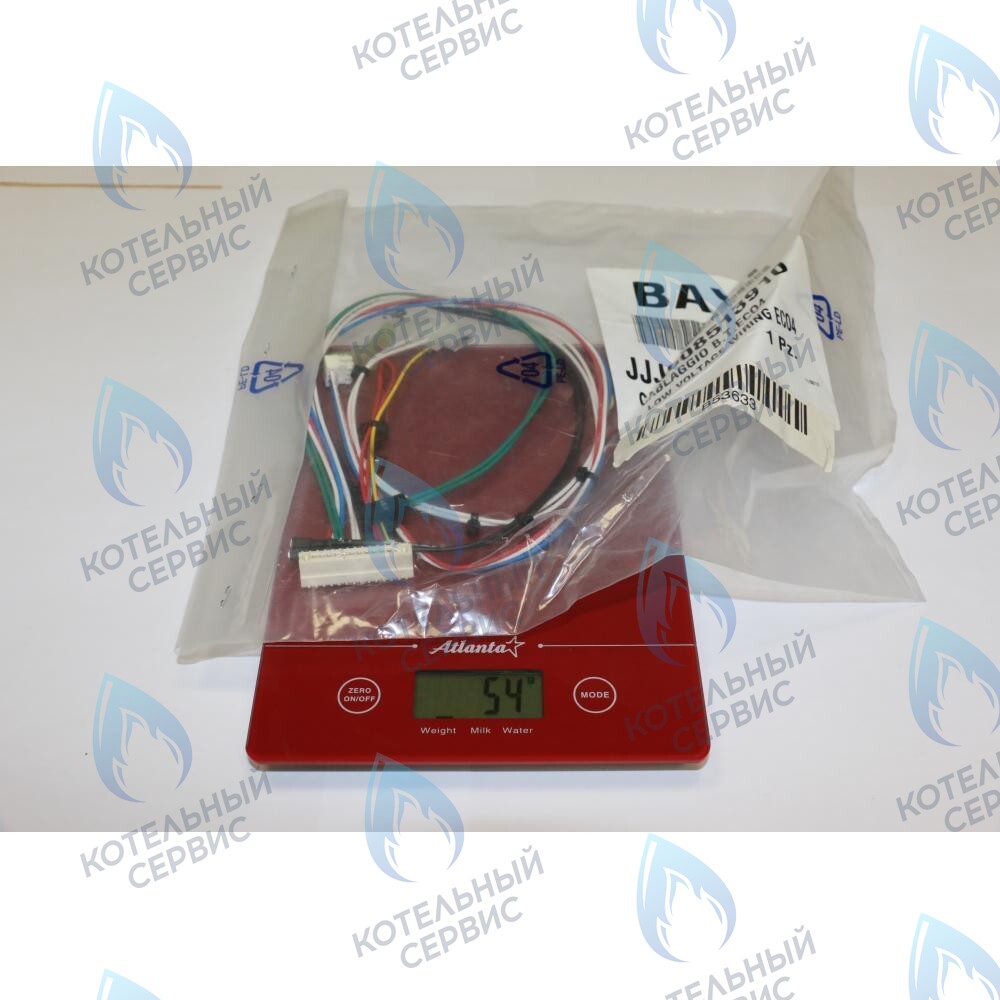 Проводка электрическая низковольтная (от разъема  платы x5 к модулятору, клеммной колодке, датчику NTC ГВС, реле минимального давления и датчику протока ГВС) BAXI