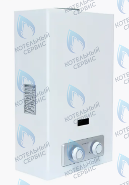 Газовый водонагреватель проточный GENBERG PIEZO 10л, (белый)