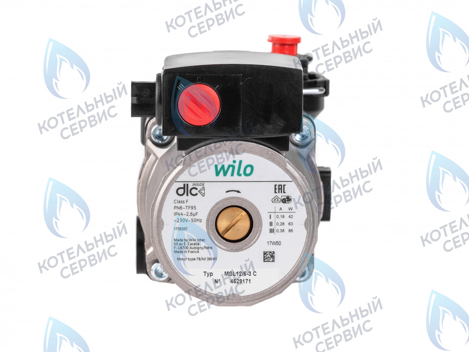 Насос циркуляционный WILO 86w MSL 12/6-3 C