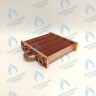 Теплообменник отопления без фитингов (180 мм) 85 FIN (130-200 HSG/ICH/MSC)(3318108610, 3318108640) DAEWOO