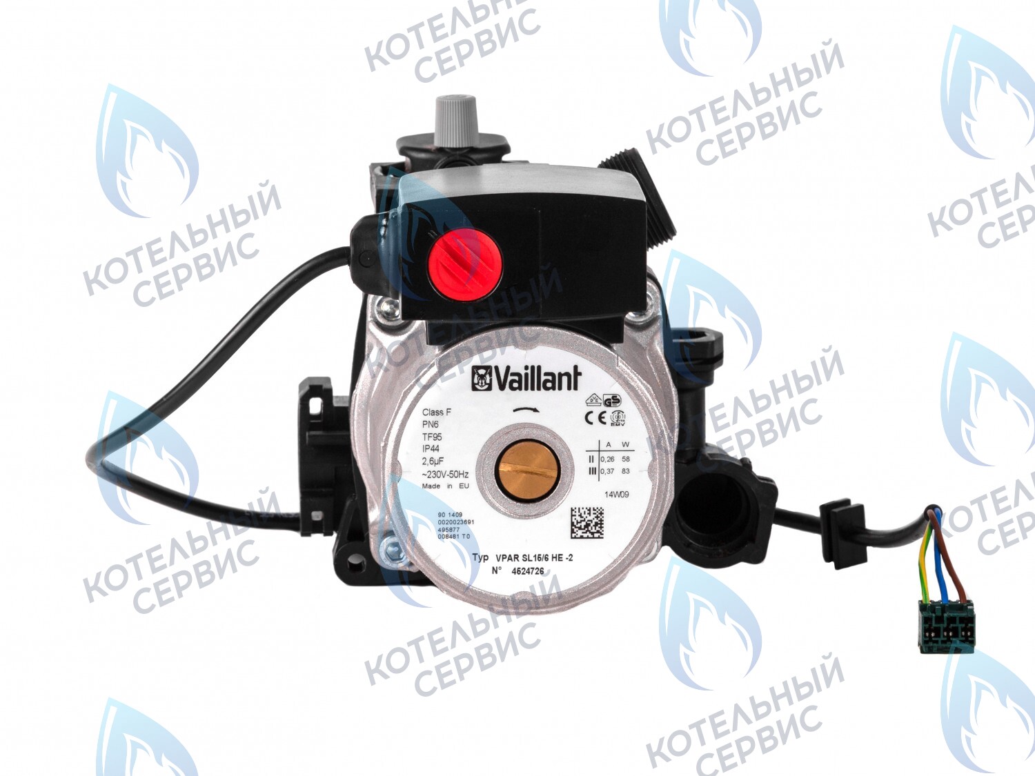 Циркуляционный насос (3-проводный кабель) Vaillant ATMO/TURBO TEC PRO/VPAR SL 15/6 HE-2 (по часовой стрелке) (втулка 40мм, колесо 68/21мм)