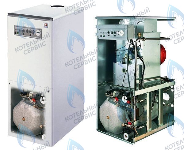 Напольный газовый котел ALPHATHERM BETA ATEB (чугунный, с электророжигом, с бойлером)