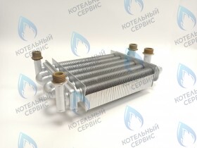 Теплообменник битермический 200мм Leberg 20ASF, Olical M Series 24кВт