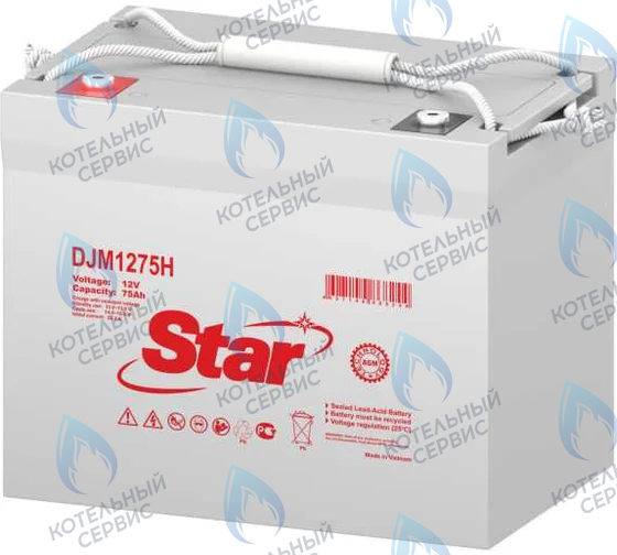 Аккумулятор STAR 12B 75A