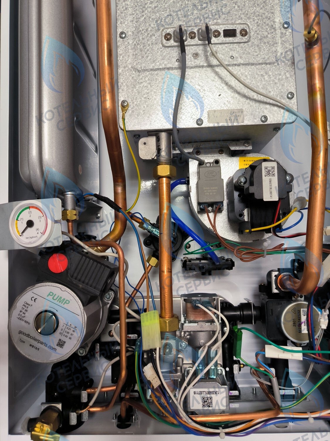 Насос циркуляционный 5м для DAESUNG A16-24 MAX (52050118, 52050130), ARDERIA 2.13-20, CELTIC-DS 3.13-3.20 (2050118, 2050130) (не подходит для MASTER GAS SEOUL и DAESUNG A 2019, где насос посередине)