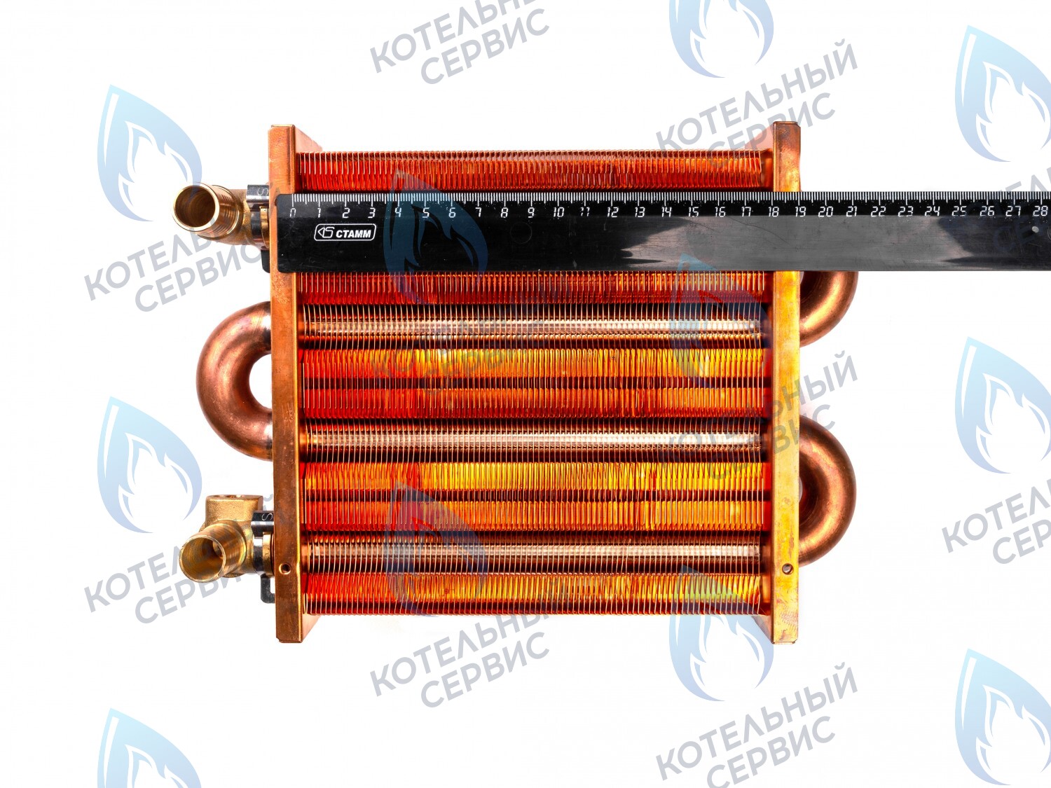 Теплообменник первичный (основной) 180мм 85 FIN (130-200 HSG/ICH/MSC) DAEWOO