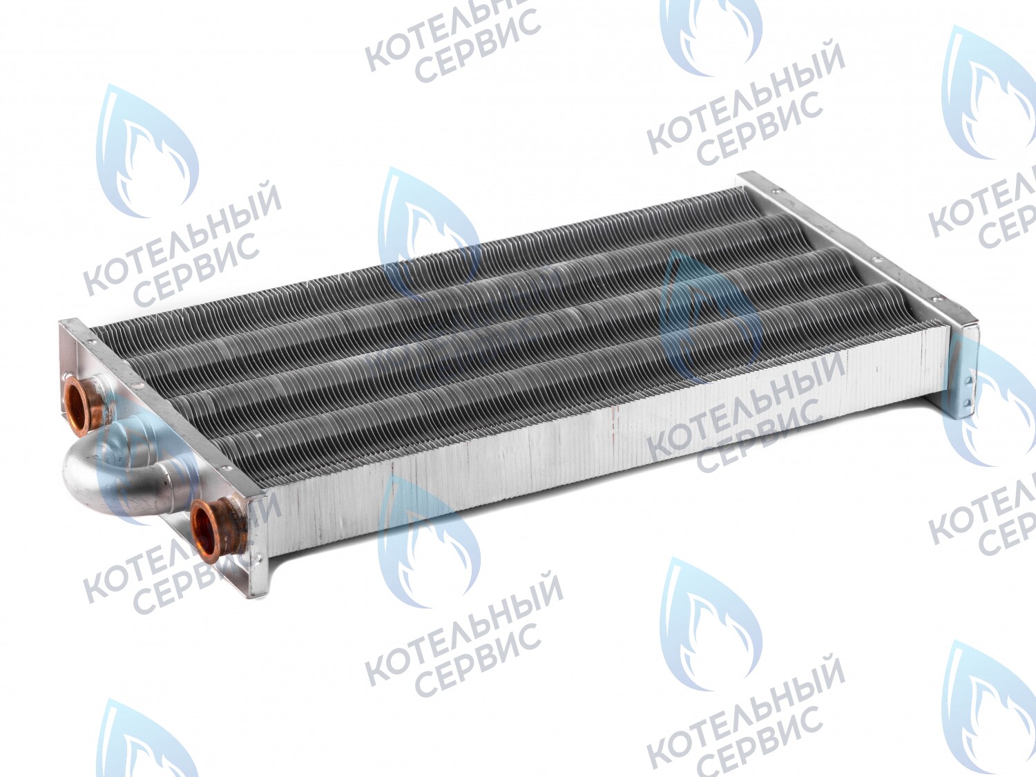 Теплообменник отопления без фитингов (348 мм) 147 FIN (350MSC) (3318109500, 3318113000, 3318113020) DAEWOO