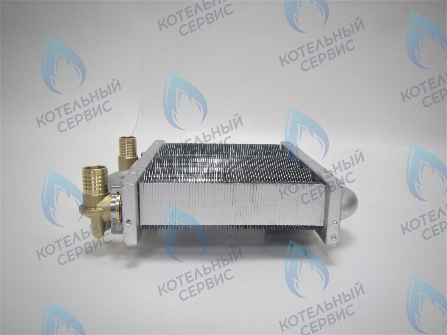 Теплообменник первичный основной (с фитингами) 142мм 67 FIN (100 HSG/ICH/MSC) DAEWOO