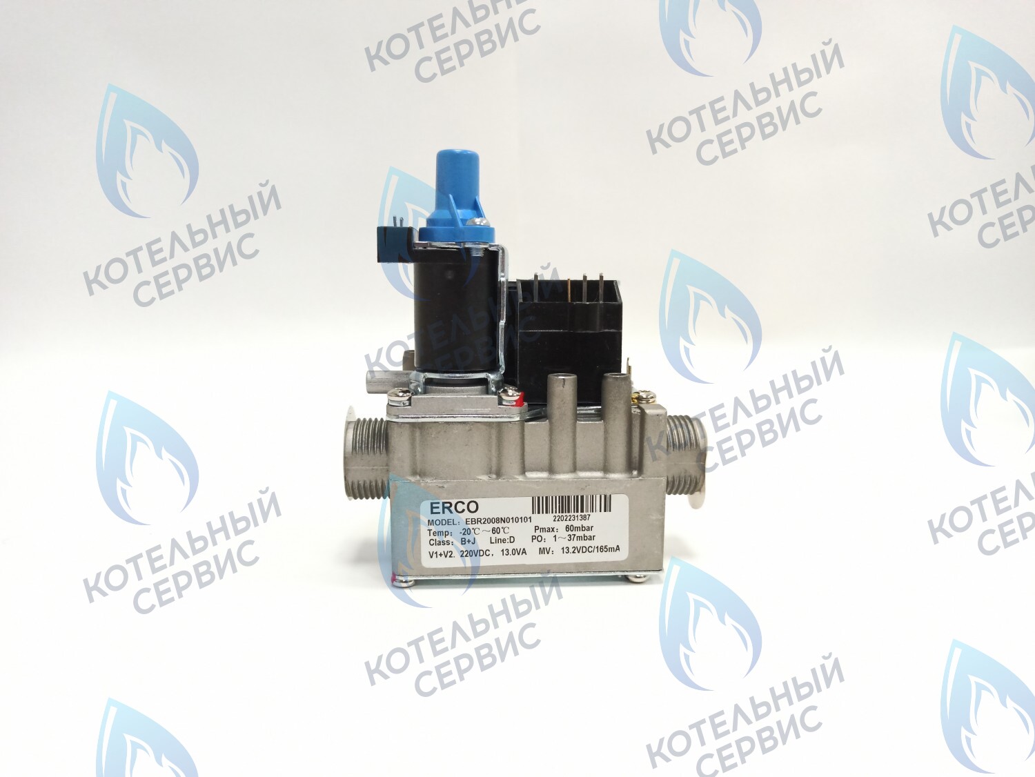 Клапан газовый ERCO EBR2008N 220VDC (постоянный ток) NevaLux 7211/7218/7224/8224/8624/8230, Alpenhoff Baden (15199008), Ferroli Fortuna Special (NG) (39899008), KoreaStar Bravo K (NG) (KS90299008)