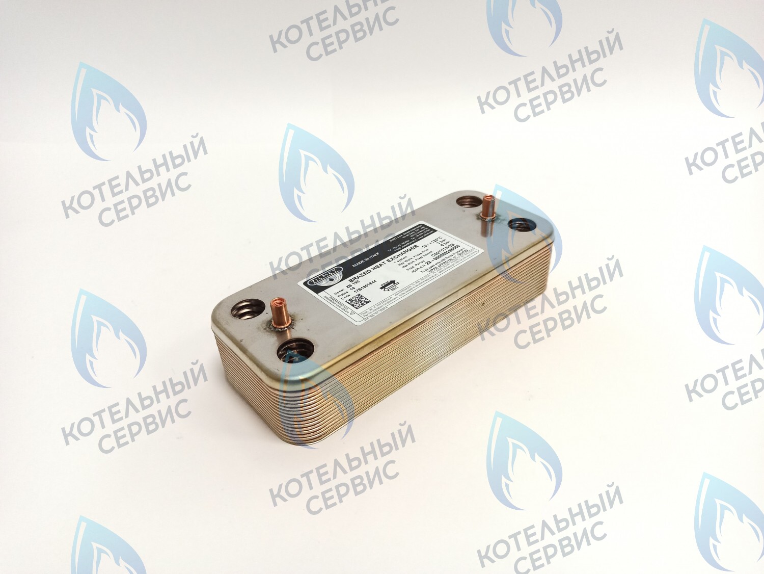 Теплообменник ГВС вторичный 16 пластин Ariston (65104333)