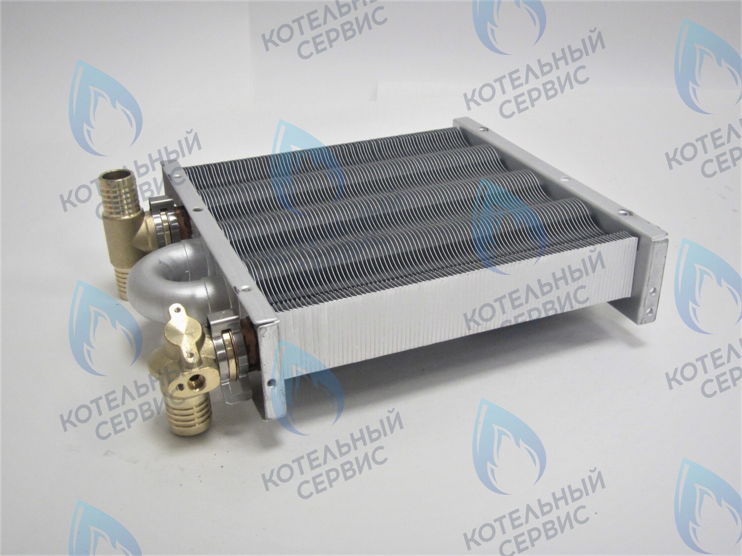 Теплообменник первичный основной (с фитингами) 180 мм 85 FIN (130-200 HSG/ICH/MSC) DAEWOO