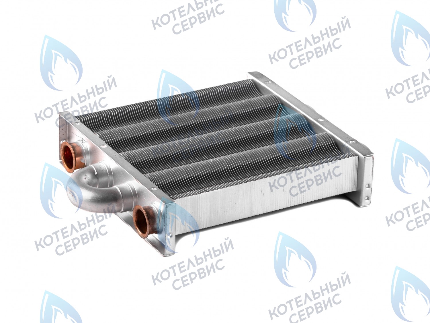 Теплообменник отопления без фитингов (180 мм) 85 FIN (130-200 HSG/ICH/MSC) (3318108610, 3318108640) DAEWOO