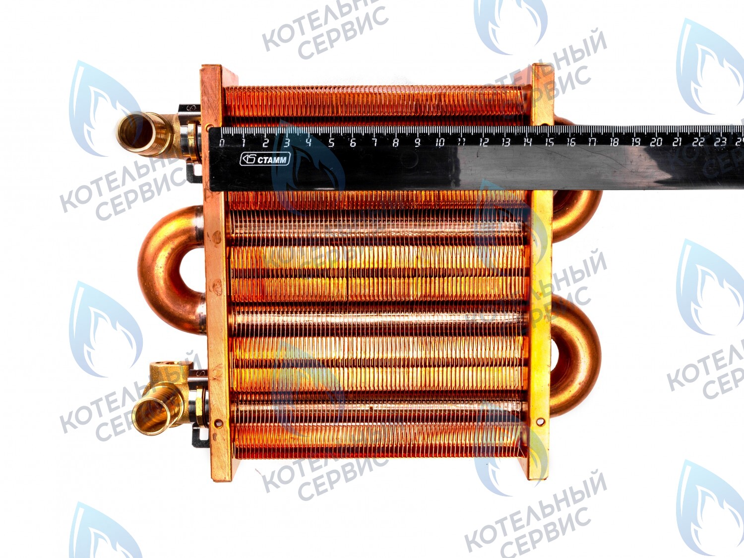 Теплообменник первичный (основной) 142мм 67 FIN (100 HSG/ICH/MSC) DAEWOO