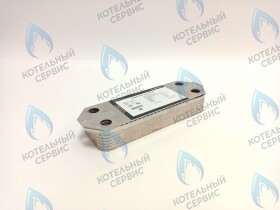 Теплообменник ГВС вторичный 12 пластин VIESSMANN Vitopend 100-W WH0A (7822799, 7826465)