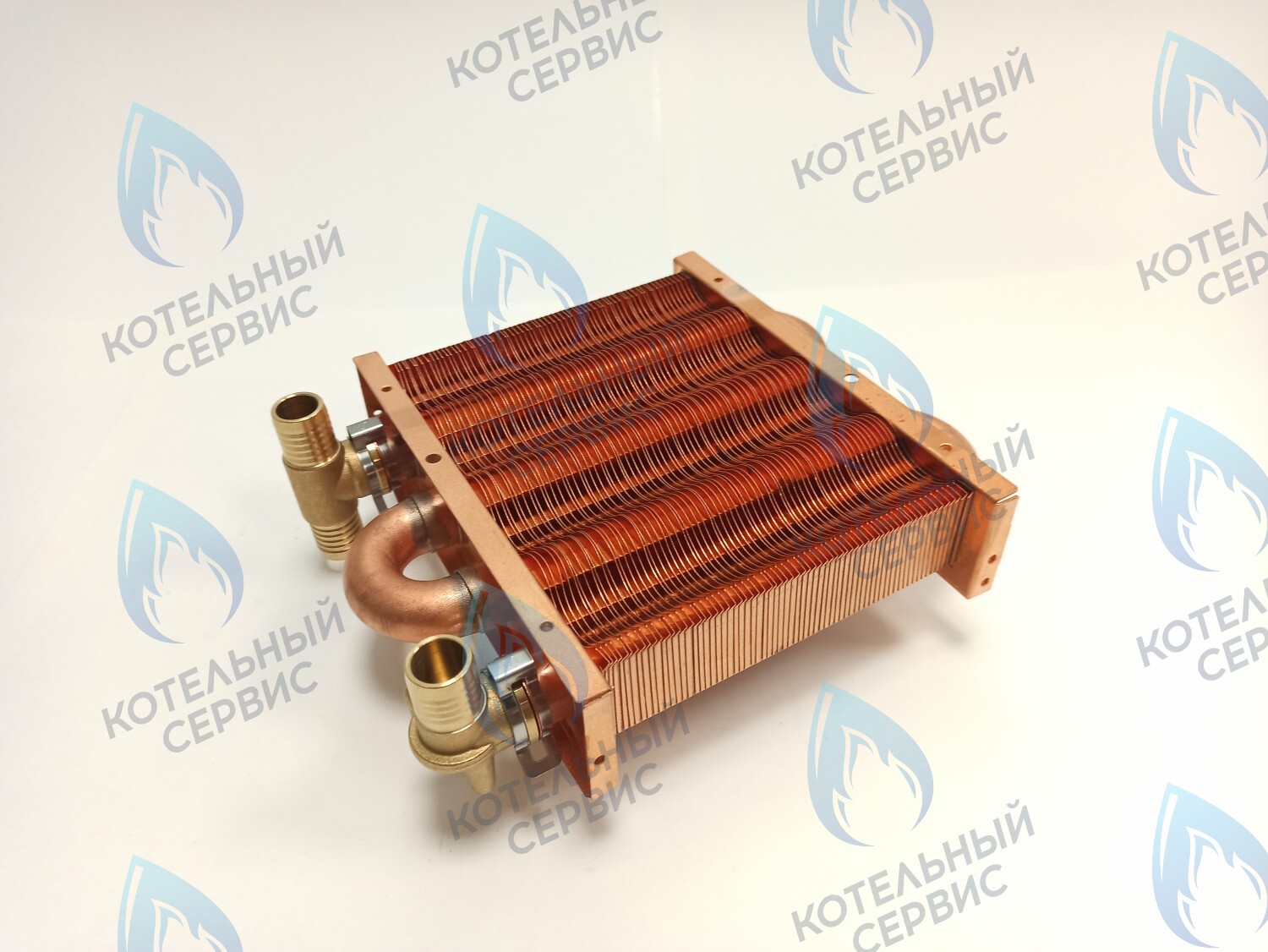 Теплообменник отопления с фитингами (142 мм) 67 FIN (100 HSG/ICH/MSC) DAEWOO