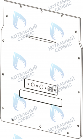 Передняя стенка камеры сгорания (15,1-18,6 кВт) CELTIC-DS PLATINUM 3.13, 3.16 (2010292)