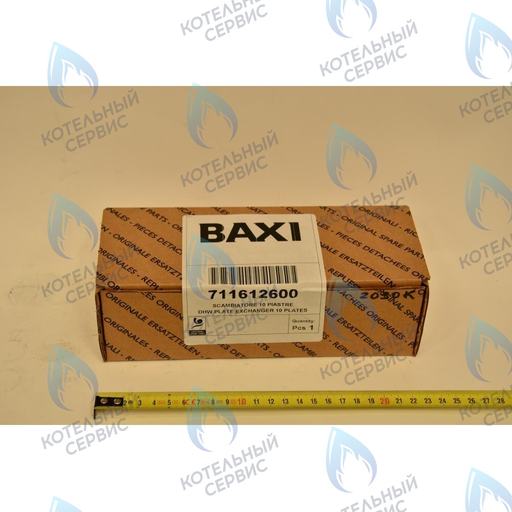 Теплообменник ГВС 10 пластин  (другой тип) BAXI ECO (3, FOUR)