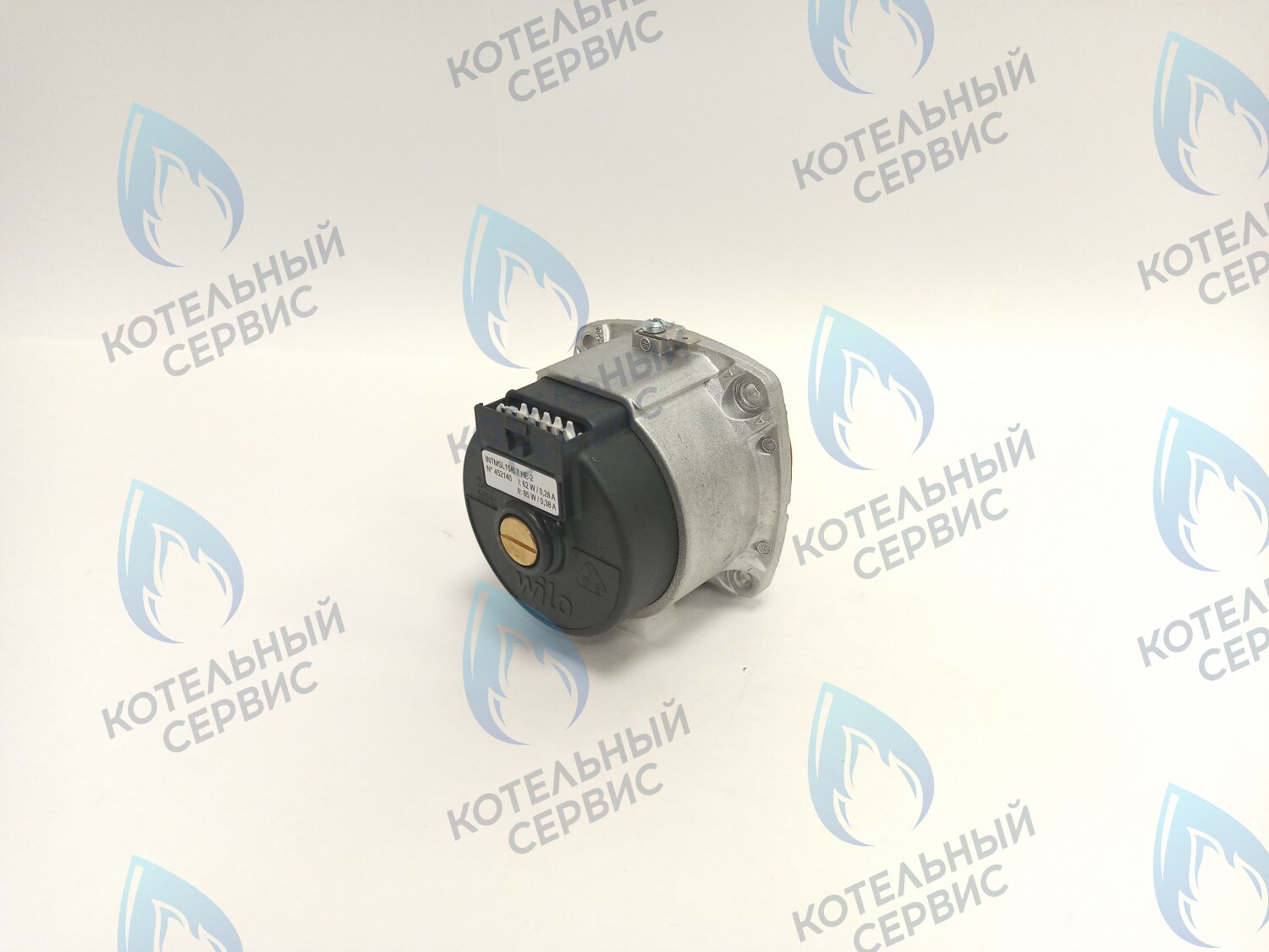 Двигатель насоса (черный пластик) (без улитки, без терминала, 2 скорости) (12/6, 15/6) WILO 86w INTMSL12/6, INTMSL15/6.7 HE-2 (72/21мм по часовой)