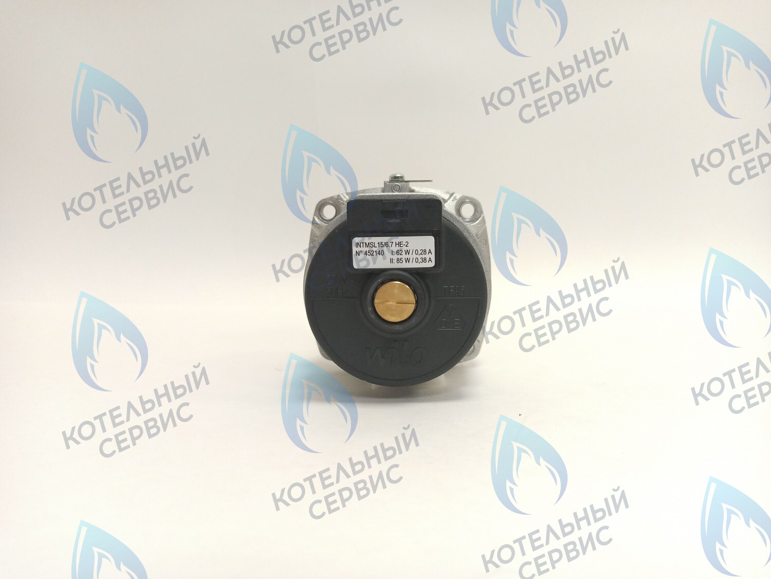 Двигатель насоса (черный пластик) (без улитки, без терминала, 2 скорости) (12/6, 15/6) WILO 86w INTMSL12/6, INTMSL15/6.7 HE-2 (72/21мм по часовой)