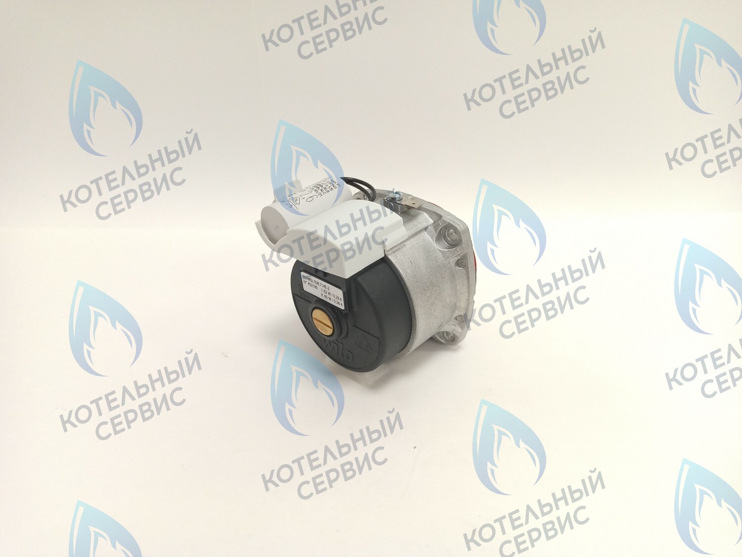 Двигатель насоса (черный пластик) (без улитки, с терминалом, 2 скорости) (12/6, 15/6) WILO 86w INTMSL12/6, INTMSL15/6.7 HE-2 (72/21мм по часовой)