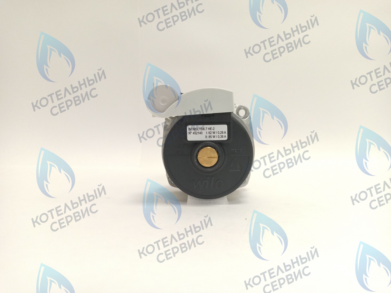 Двигатель насоса (черный пластик) (без улитки, с терминалом, 2 скорости) (12/6, 15/6) WILO 86w INTMSL12/6, INTMSL15/6.7 HE-2 (72/21мм по часовой)