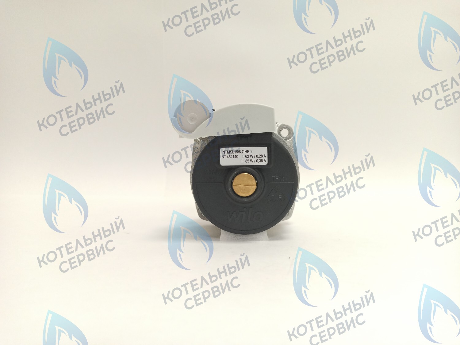 Двигатель насоса (черный пластик) (без улитки, с терминалом, 2 скорости) (12/6, 15/6) WILO 86w INTMSL12/6, INTMSL15/6.7 HE-2 (72/21мм по часовой)