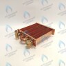 Теплообменник отопления с фитингами (180 мм) 85 FIN (130-200 HSG/ICH/MSC)(3318108610, 3318108640) DAEWOO