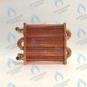 Теплообменник отопления с фитингами (180 мм) 85 FIN (130-200 HSG/ICH/MSC)(3318108610, 3318108640) DAEWOO