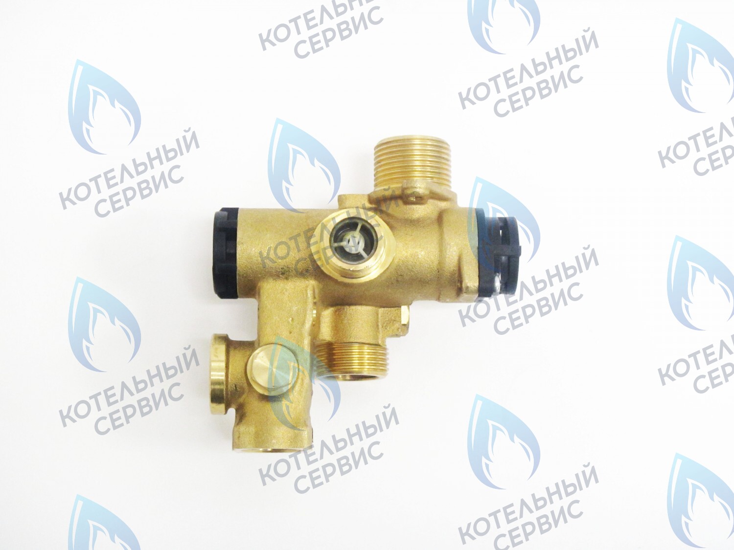 Трехходовой клапан - гидравлический блок (левая часть)