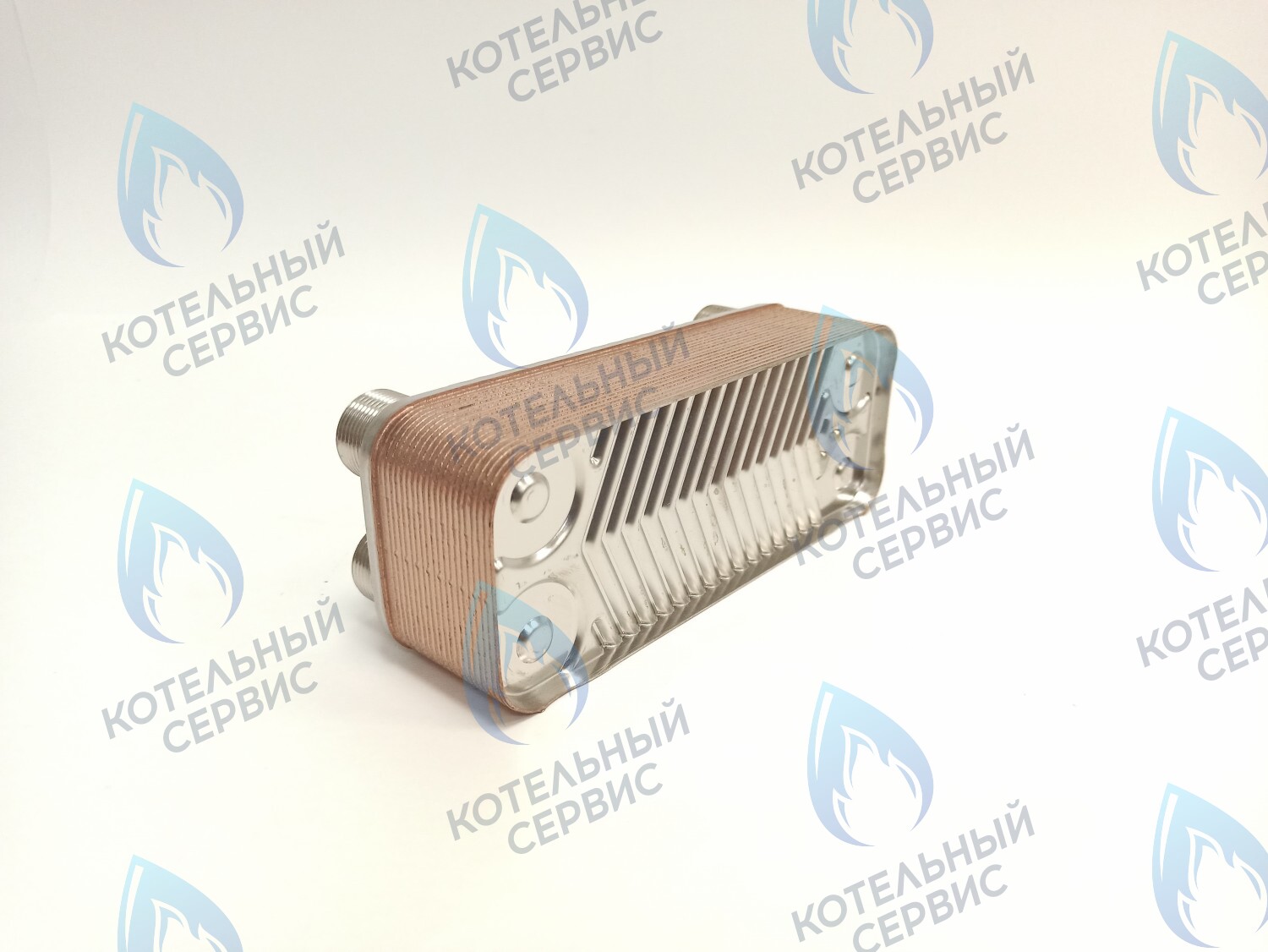 Теплообменник вторичный (ГВС) подключение 4x3/4" 45кВт (22 пластины)