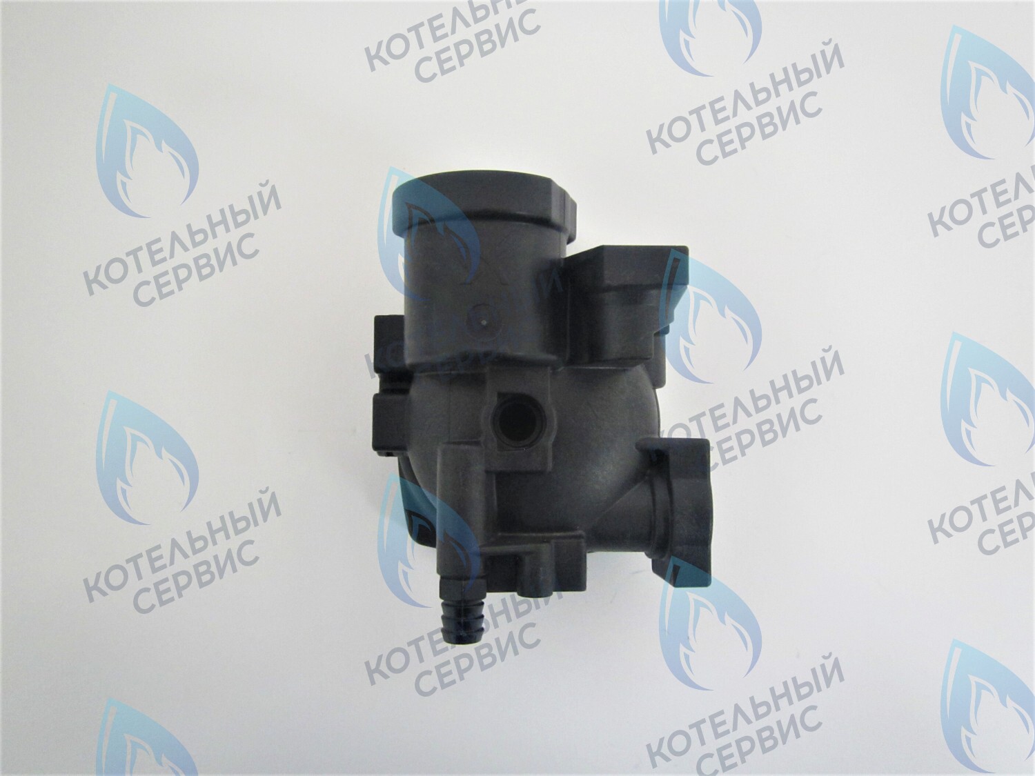 Улитка циркуляционного насоса (отверстие сзади, два справа сбоку) FERROLI под насос GRUNDFOS (G30CCW) (без воздухоотводчика)