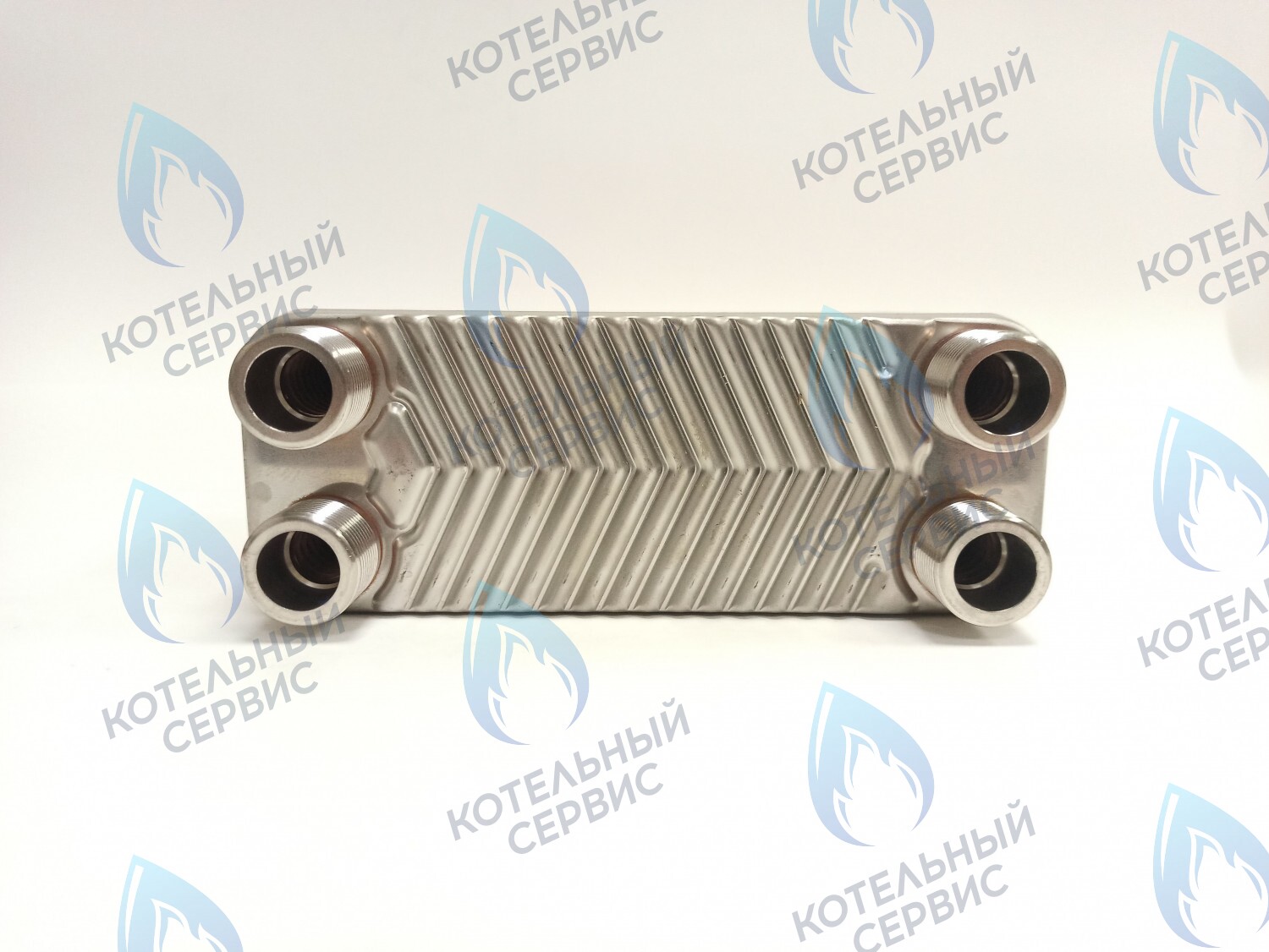 Теплообменник вторичный (ГВС) подключение 4x3/4" 90кВт (42 пластины)