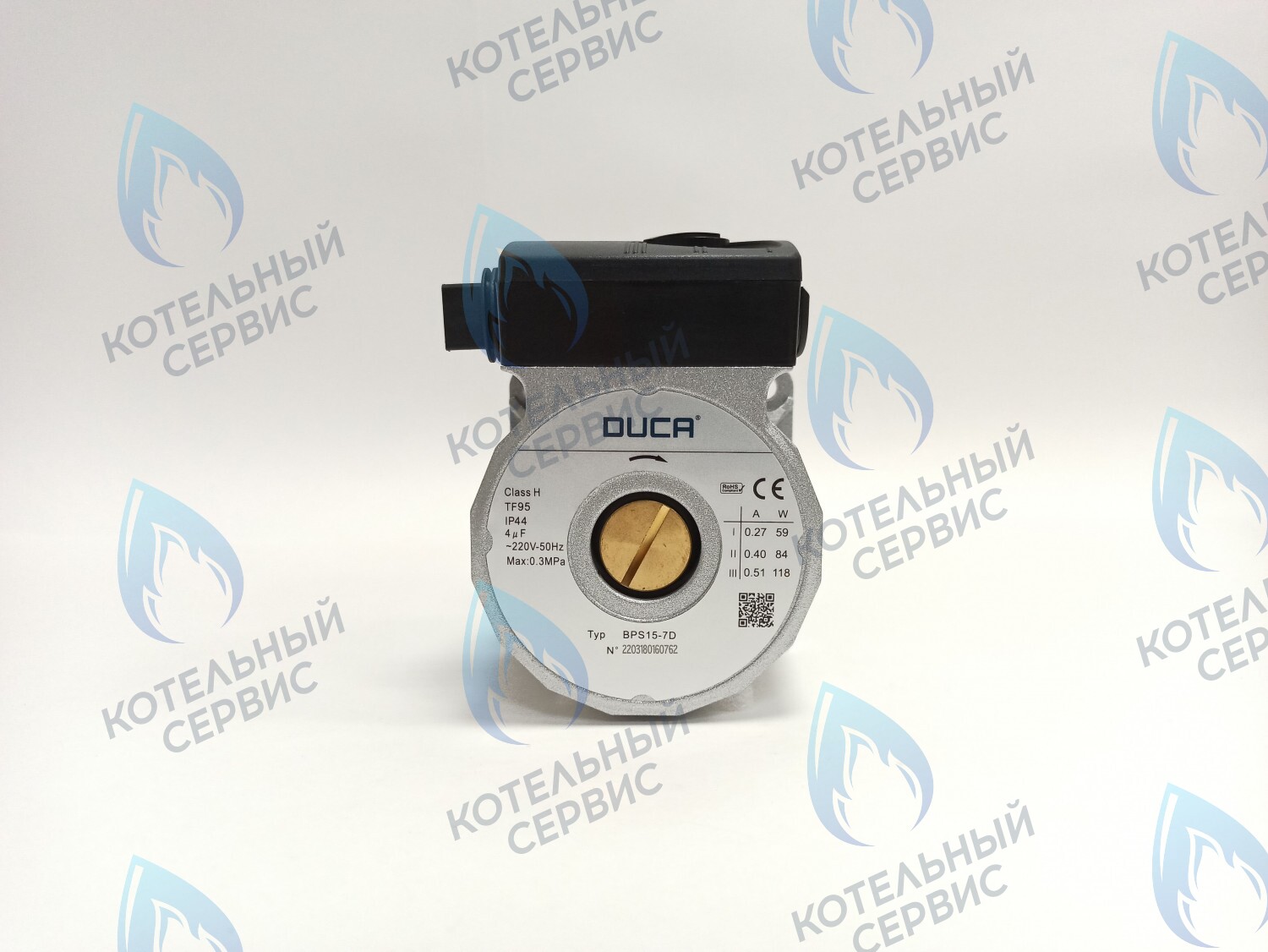 Двигатель насоса DUCA BPS15-7D (без улитки) (по часовой стрелке) 15/7 (замена WILO KSL/NFSL 15/6-3 C)