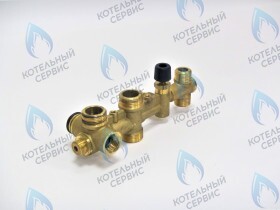 Блок гидравлических подсоединений в сборе (битермический теплообменник) Alpine Light POLYKRAFT