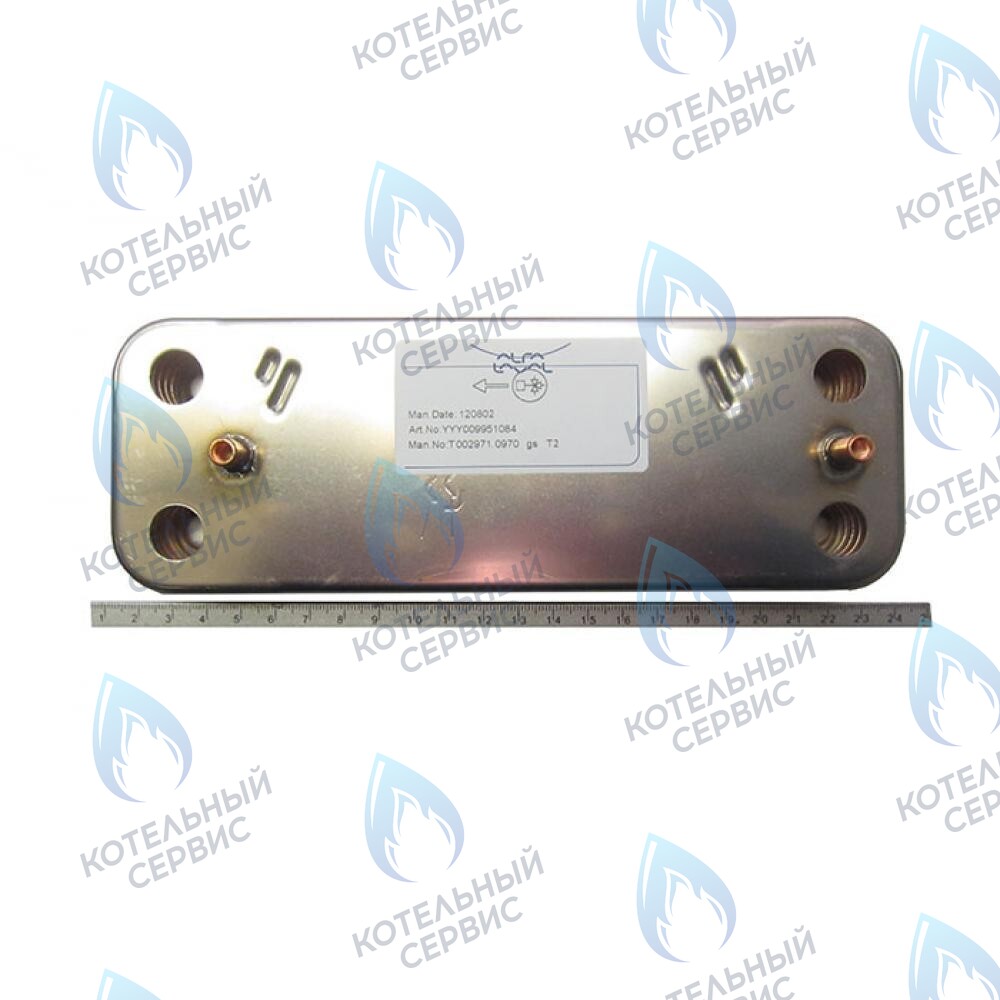 теплообменник  вторичный  пластинчатый BAXI