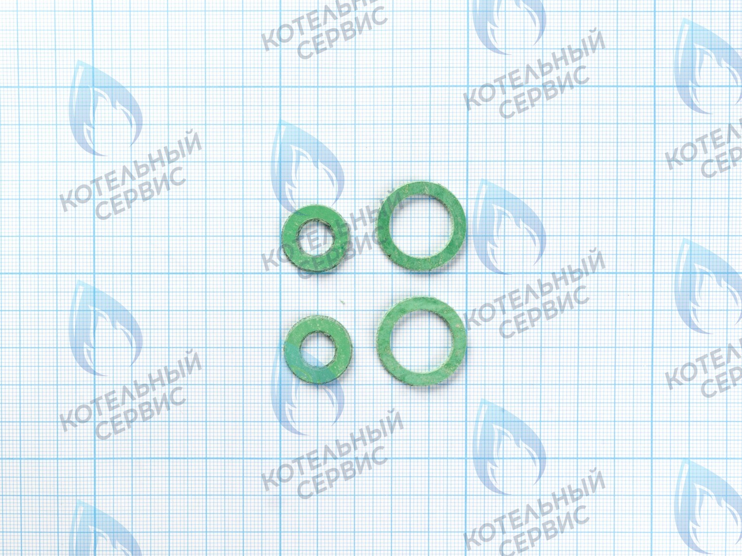 Комплект паронитовых прокладок для битермического теплообменника (4 шт)