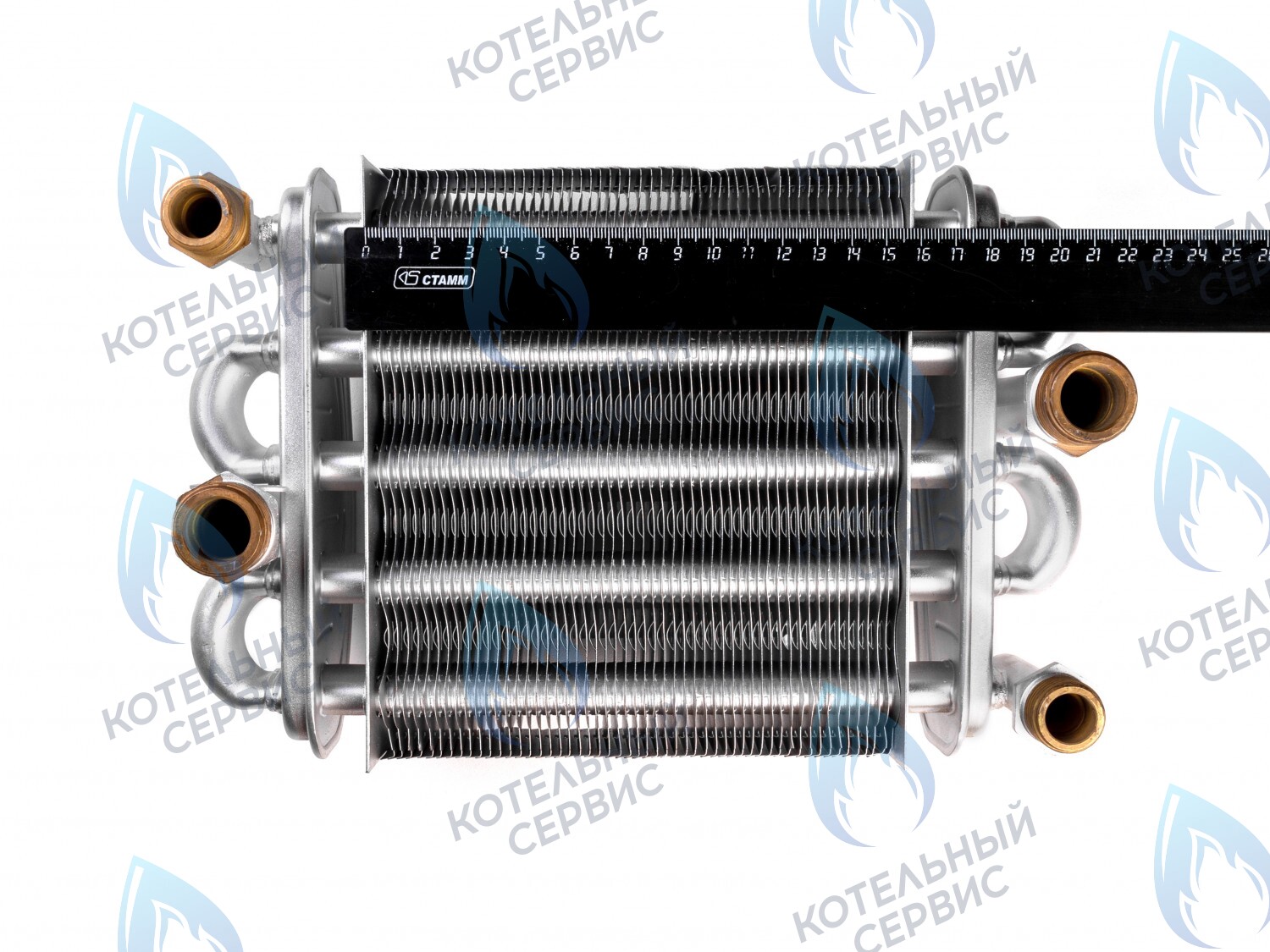 Теплообменник битермический BM 160мм 16кВт OASIS