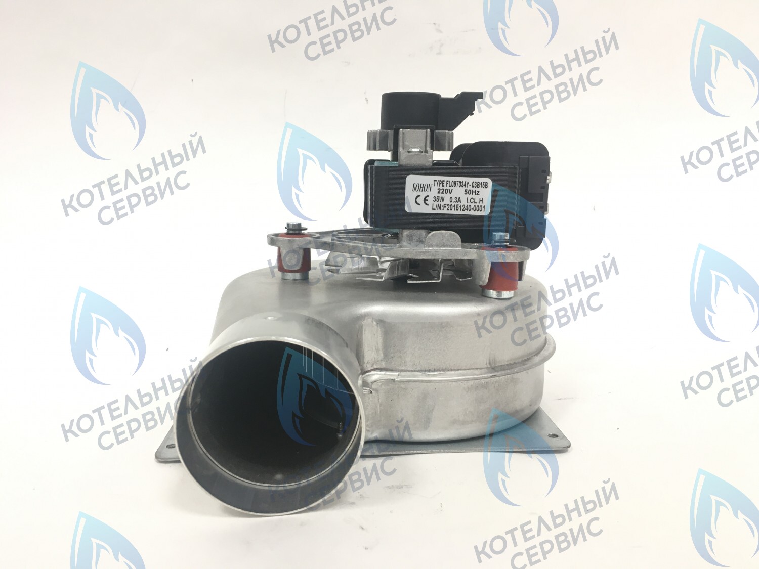 Вентилятор дымоудаления с тахометром (счетчиком оборотов) GAZECO 24-Т-2-EXP