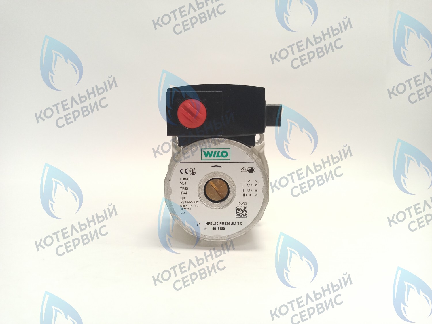 Двигатель насоса (без улитки) (12/4.1, 15/4.1) WILO 59w NFSL 15/4.1  (21мм по часовой)