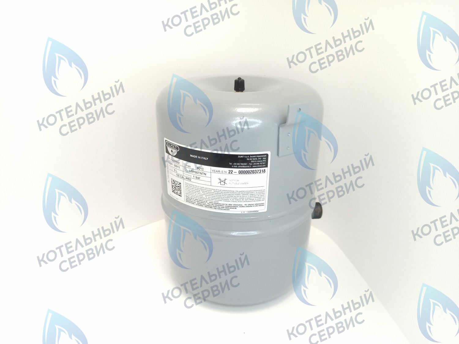 Расширительный бак 6л. 1/2" (круглый) FONDITAL (6VASOESP20)
