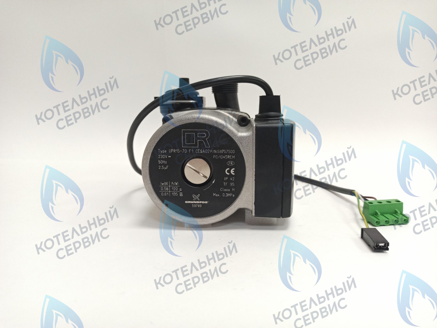 Циркуляционный насос UPR15-70 F1 30/35-34/39 (против часовой стрелки) (колесо 72/30мм) DE DIETRICH