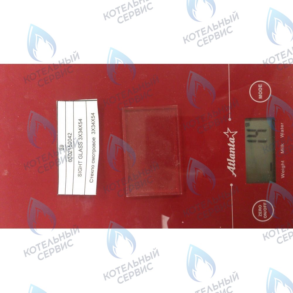 Стекло смотровое  3X34X54 BAXI