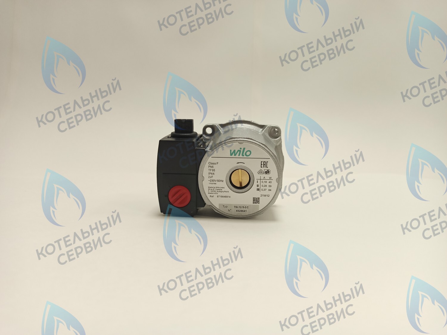 Двигатель насоса (против часовой стрелки) 12/5 BOSCH WBN2000/WBN6000, BUDERUS U072  (аналог WILO TSL 12/5)