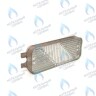 Теплообменник  вторичный пластинчатый ГВС 12 пластин  BOSCH WBN6000/2000 12C/18C