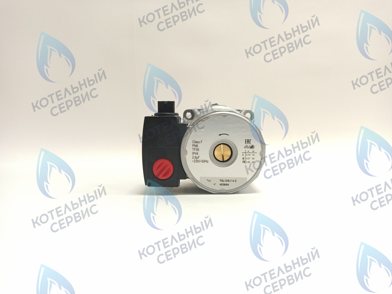 Двигатель насоса (против часовой стрелки) 12/6.7 BOSCH WBN2000/WBN6000, BUDERUS U072 35 кВт (87186450600) (аналог WILO TSL 12/6.7-3c)