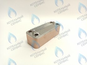 Теплообменник  ГВС вторичный 24 пластины Ferroli, Koreastar (902613240, KS90269060)