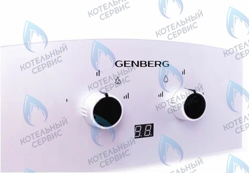 Водонагреватель газовый проточный (серая накладка) Премиум 10л GENBERG