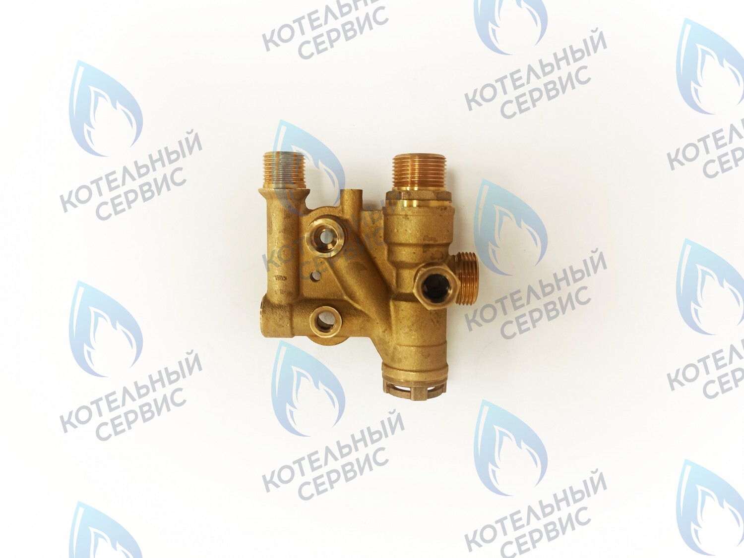 Клапан трехходовой (старый, шток 53,5мм) GAZECO 18 C2/T2, 24 C2 /T2 Исполнение 2 (123) (после 07.14 г. до 05.16 г)