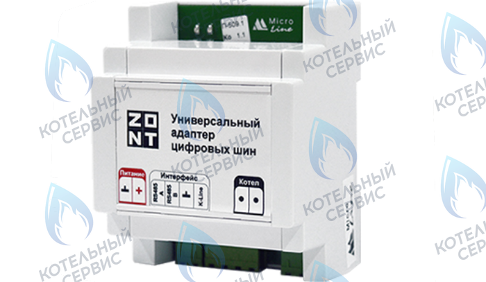 Адаптер универсальный цифровых шин ZONT V.01 (OpenTherm, E-BUS, BridgeNet (Ariston), BSB (Baxi), Navien, DIN)
