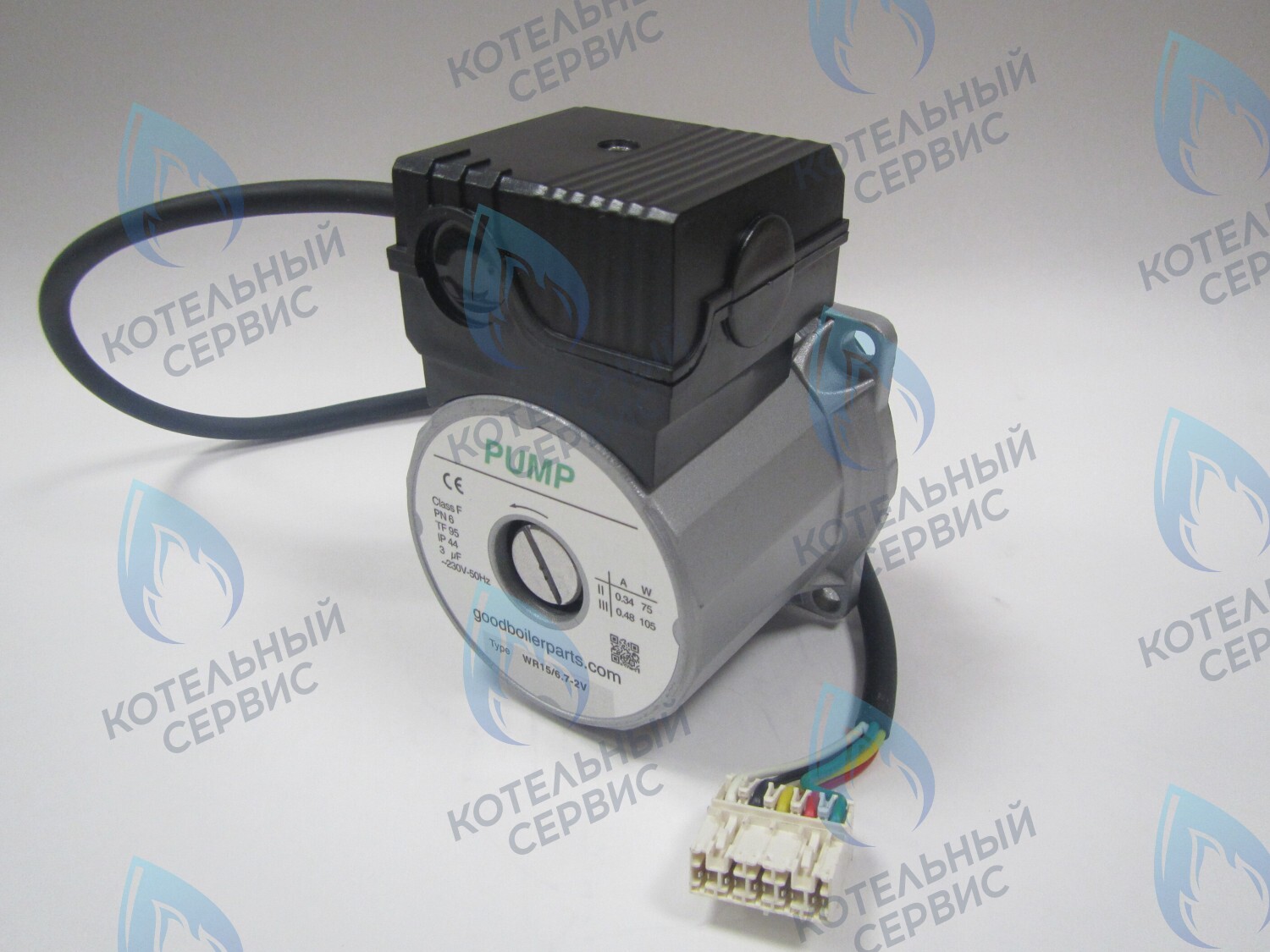 Двигатель насоса WR15/6.7-2V (против часовой стрелки) PROTHERM Пантера H-RU (0020197549, 0020209790) (замена WILO INTVACL 15/6.7-2) ПАНТЕРА 35 KTV H-RU (0020186162) (замена VACL 15/7)